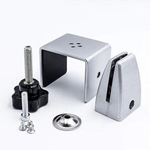 XINX Partition Bracket Ufficio Mensola dello Schermo di Segretezza Morsetto Divisore Clip dello Schermo Holder Divisore Escursioni Partition Supporto Porta, 2 Pezzi