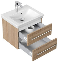 Mobile bagno con lavabo Villeroy & Boch Subway 2.0 50cm rovere chiaro