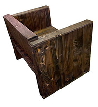 Rowick - Divano in legno per esterni, stile traversa, in legno, trattato per uso esterno