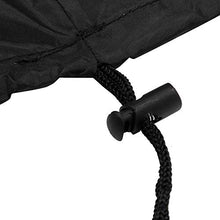 Fodera per sedia reclinabile pieghevole per esterni Copertura per mobili da Giardino in tessuto Oxford impermeabile antivento nero Copertura per lettini prendisole con custodia 93 x 82 cm (2 Pezzi)