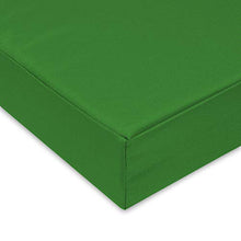 SuperKissen24. Materasso Cuscino per Bancale Divano Pallet 120x80 cm Seduta Impermeabile e Comodo per Divanetti da Esterno - Verde