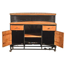 Vidal Regalos Mobile bar Furgoneta Hippy metallo e legno 155 cm
