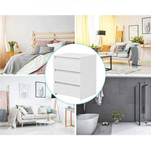 XJL Tavolino da Letto del Lato Comodino da Comodino Comodino Comodino con 3 Cassetti di Storage Camere da Letto Mobili da Camera da Letto Mobili Comodini