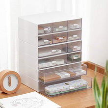 Gjyia Multi Layer Storage Drawer Desktop Cabinet Box Jewelry Makeup Cosmetic Organizer