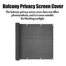 iPenty, copertura per schermo da balcone, resistente alle intemperie, protezione per la privacy, per cortile, terrazza, balcone, veranda, recinzione per interni