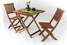AVANTI TRENDSTORE - Malvi - Tavolo da Giardino, Pieghevole, in Legno Massiccio. Disponibile in 2 Diverse Misure. (Lap 75x72,5x75 cm)
