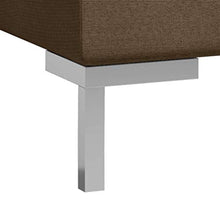 FAMIROSA Set Divani 11 pz in Tessuto Marrone