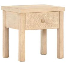 Tidyard 2 pz Comodino Moderno in Legno Massello di Mango,Comodino Camera da Letto Classico,Comodino con Cassetto,Comodino Cameretta,Tavolino da Salotto Comodino Porta Oggetti 40x30x43 cm