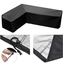 Suading - Copertura per divano angolare a forma di L, per cortile, per mobili da giardino, impermeabile, 200 x 270 cm