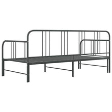 vidaXL Telaio Divano Letto Estraibile Grigio in Metallo 90x200 cm