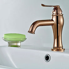 Miscelatore Monocomando Rubinetto Lavabo Lavandino Bagno Sanlingo Oro Rosa