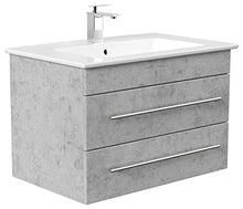 Mobile bagno con lavabo Villeroy & Boch Venticello 80cm grigio cemento