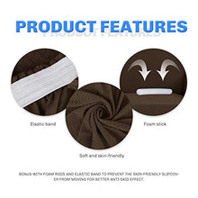 MAXIJIN Fodere per divano jacquard creative per 3 posti, 1 pezzo copridivano antiscivolo super elasticizzato per cani copridivano elastico (3 Posti, Caffè Scuro)