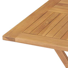 FAMIROSA Tavolo da Giardino Pieghevole 85x85x76cm Legno Massello di Teak-7419