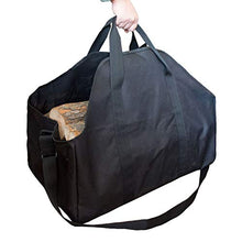 Delaspe - Supporto per legna da ardere in tela, borsa portaoggetti per legna da ardere a una spalla, adatto per giardino e esterno