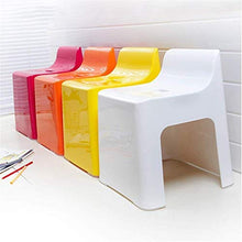 Bath Chair Antiscivolo Schienale Sgabello da Bagno Doccia Sgabello di plastica Sgabello Scarpe Sgabello Ispessito Piccolo Sgabello Sicurezza