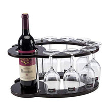 BINGFANG-W Wine Rack Legno Calice Rack Upside Down Home Vino Shelf Governo del Vino Decoration Portavini