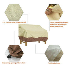 Cobeky - Copertura impermeabile per divano e sedie da giardino, 223 x 83 x 84 cm, 88 x 32,5 x 33 cm