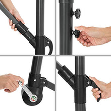 TecTake - Ombrellone parasole da giardino (3,5M.) con protezione UV