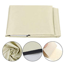 Oumefar Telo Parasole Rigido per Parasole Telo Parasole 210D Tessuto Oxford Doppio per Balcone familiare(Beige)