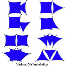Sun Back Sheas Shade Sale Sail UV Block per Patio Garden Outdoor Facility 7P4E6B (Color : Bianca, Size : 5X5M)