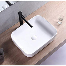 Lavabo, Ceramica, Quadrato Bianco, Lavabo da Appoggio. Lavabo da Appoggio