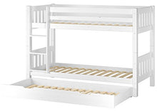Erst-Holz Bianco Letto Castello per Ragazzi con materassi 90x200 in Pino con Box 3° Letto 60.06-09WMS7M