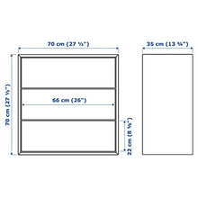 Armadio EKET con 3 cassetti 70x35x70 cm grigio scuro