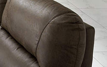 Dafne Italian Design Divano a 3 posti. Tessuto Manila Siena (cm. 198 x 95 x 94h)