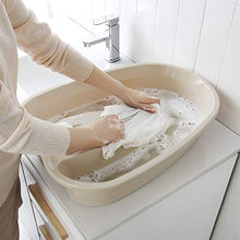 Fangfang Household Lavanderia Bacino con Washboard Spessore plastico Lavabile lavabo di Creativo Integrato Bambino Lavabo Mx12271440 (Color : Khaki)