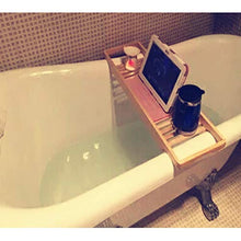 Vassoio da bagno Vassoio Vasca Da Bagno, Legno Separatori A Ripiani Di Stoccaggio Telo Da Bagno Solido Collocato Telefono Mobile Del IPad Di Candela Rack, Due Dimensioni Per Una Vasca Da Bagno In Un H