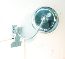Enzo Rodi 411610 - Specchio a LED con morsetto Alimos, diametro 10,5 cm, colore: Cromato