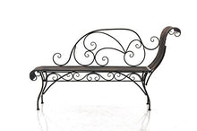 Panchina stile romantico Winnipeg ferro 156cm ~ colore bronzo