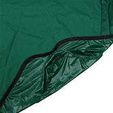 Winnerruby - Rivestimento per sedia a dondolo a 3 posti, impermeabile, 150 x 150 x 10 cm, nero/verde/caffè verde, 150 x 150 x 10 cm.