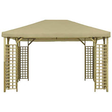 OUSEE Gazebo 4x3 m Beige