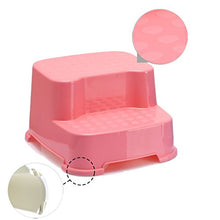 MKJYDM Sgabello for Bambini in Ottoman for Bambini Sgabello in plastica Sgabello con Piedini for gradini Sgabello da Bagno