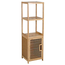 Axentia Armadietto da Bagno con 2 Ripiani, Legno ingegnerizzato, ca. 33 x 115 x 33 cm