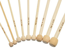 SaySure - 9Size Bamboo Afghan Tunisian Crochet Hooks Needles Size 6-15