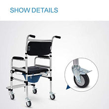JTKDL Sedia per Disabili con Sedia A Rotelle per Anziani con WC per Sedia A Rotelle,A