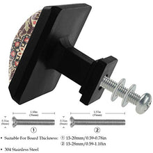 Stile arabo 3 PCS Pomelli per Porta, Pomolo per Mobile, Pomelli per Mobili con Viti, Maniglia per Armadietto, Pomelli per Porta, Pomelli per Cassetti per Porta, Armadio, Cassetto e Credenza