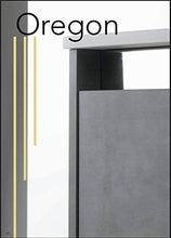Set Mobile Lavabo Specchio LED Arredo Bagno Moderno Oregon90 CERAMICHEMIRANDA-Olmo Grigio