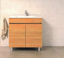 VAROBATH Mueble de baño de 2 Puertas con Lavabo de Ceramica - Modelo Luup (60 CMS, Hera)