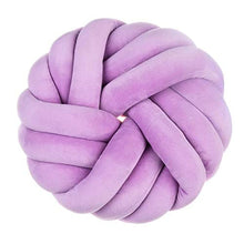 HEELPPO Nodo Palla Cuscino Cuscino per Neonati Cuscino per Allattamento Paraurti per Culla Telaio Morbido per Letto Decorazione per Letto per Bambini Protezione per La Testa Purple