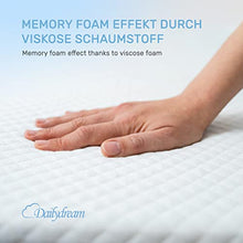 Dailydream coprimaterasso in viscoelastico Model M con Effetto Memory Foam, 140x200x5cm, Edition Standard
