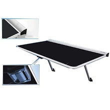 Semplicità Elegante Scaffale Scaffale Mobile Sospeso Scaffali Pieghevoli Scrivania per Computer Facile da Usare Facile da Pulire Risparmio Di Spazio, 2 Colori, HJJ, Nero, 80x58x70cm