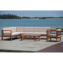 Teako Design - Divano Pusie, Lato Sinistro, con Cuscini