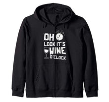Vino: Oh Look Its Wine O Clock - Vino Felpa con Cappuccio