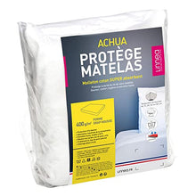 Coprimaterasso 160 x 210 cm Ahua Molleton 100% cotone 400 g/m2 con angoli 40 cm