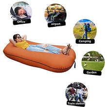 WDFDZSW Giardino Gonfiabile Mobili da Giardino Impermeabile Sacchetto Divano all'aperto Pieghevole Divano Pigro Divano Portatile Tempo Libero (Color : Orange)