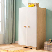 Zhicaikeji Armadio Moderno Minimalista Camera da Letto Armadio a Due Porte Piccolo Armadio per Bambini per Bambini Armadio per Bambini armadietto Mobili da Camera da Letto